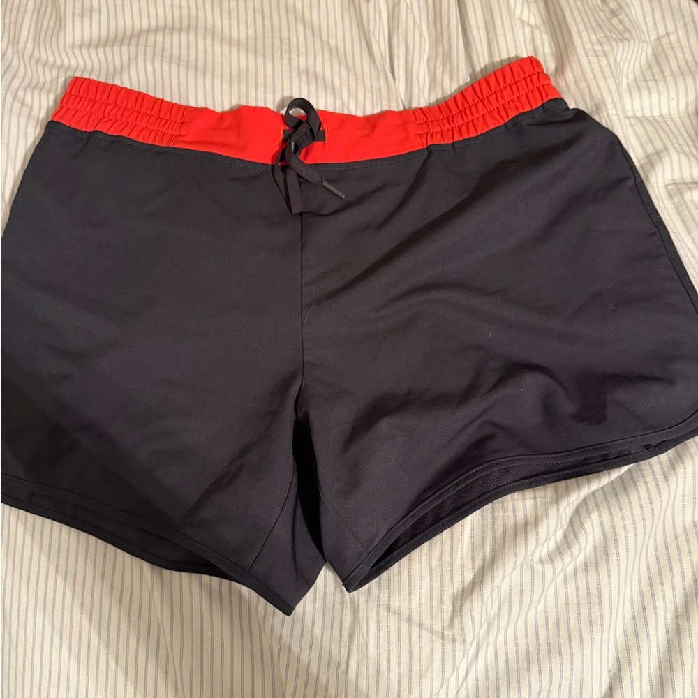 Dark Gray and Orange ZYIA Athletic Shorts
